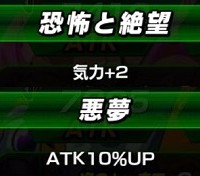 新リンクスキル『悪夢』『恐怖と絶望』の追加&『BOSSキャラ』の効果に上方修正が入りました！