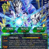 海外版先行実装のLRキャラ”超サイヤ人孫悟飯（青年期）＆超サイヤ人孫悟天（幼年期）”のLV最大ステータス情報！